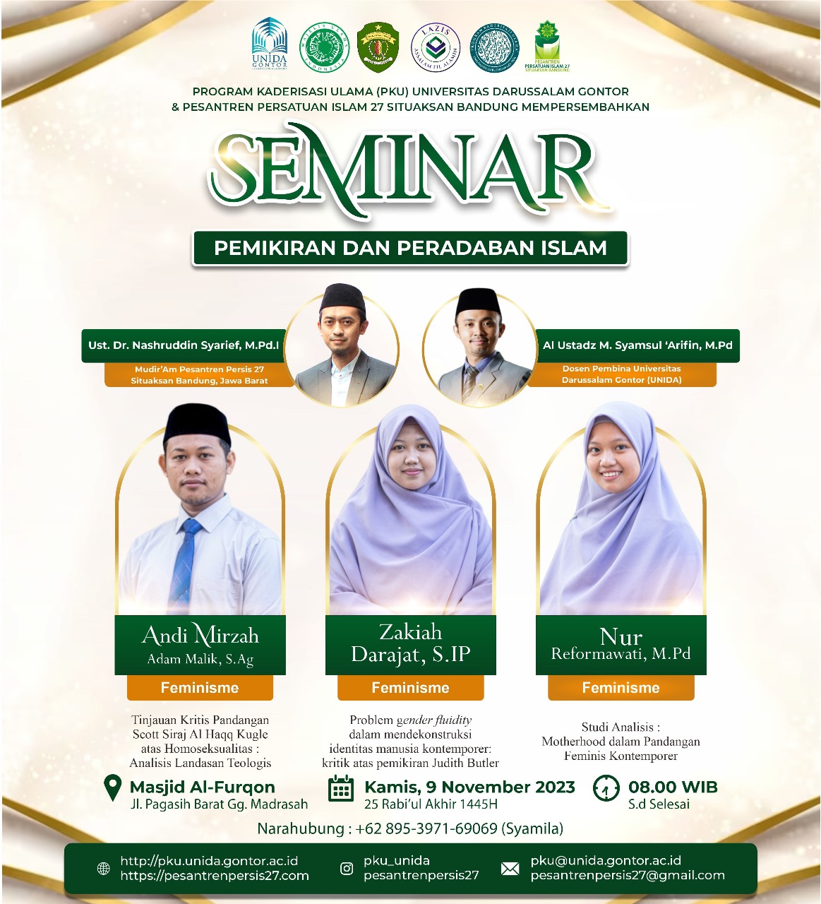 seminar pemikiran dan peradaban islam