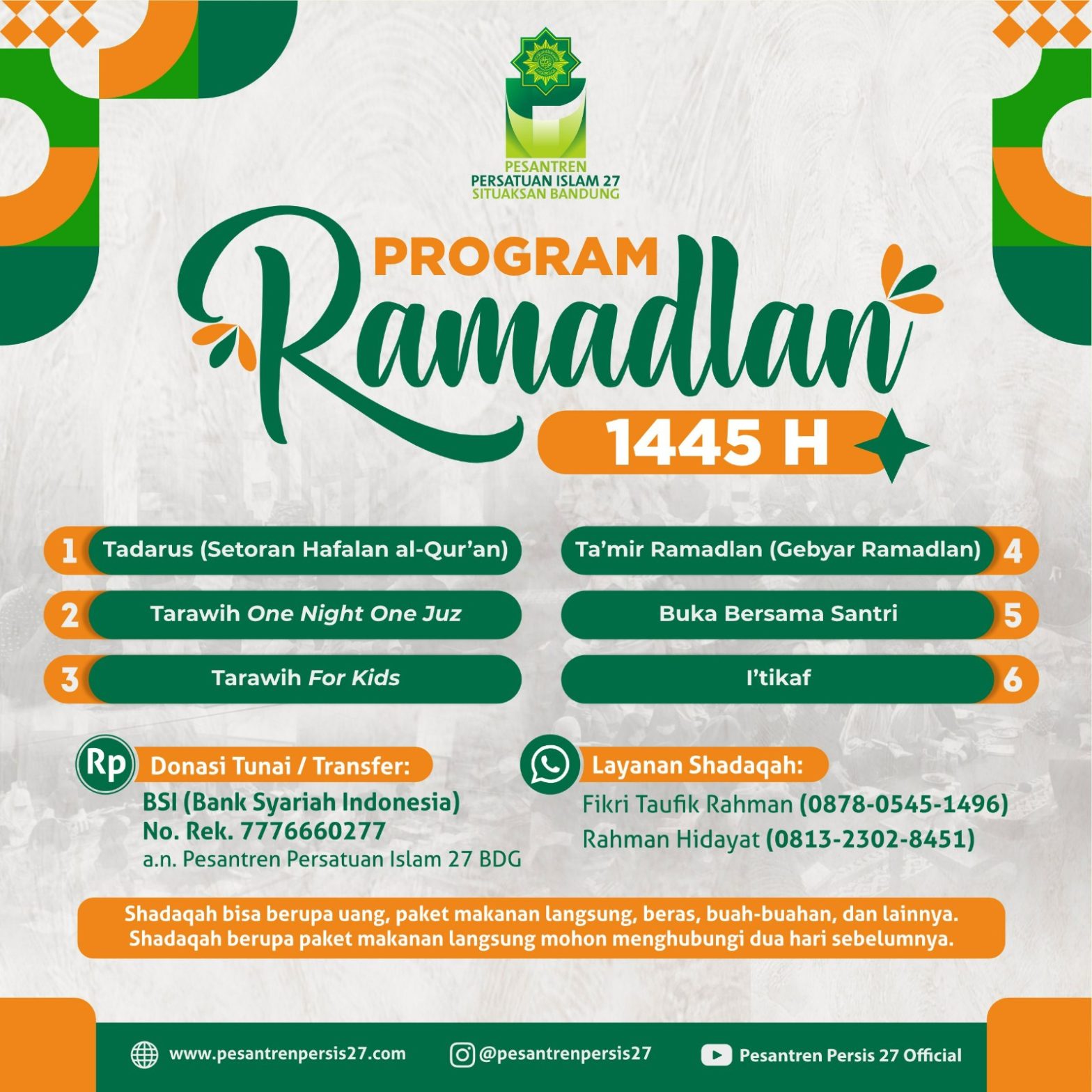 Program Ramadhan 1445 H