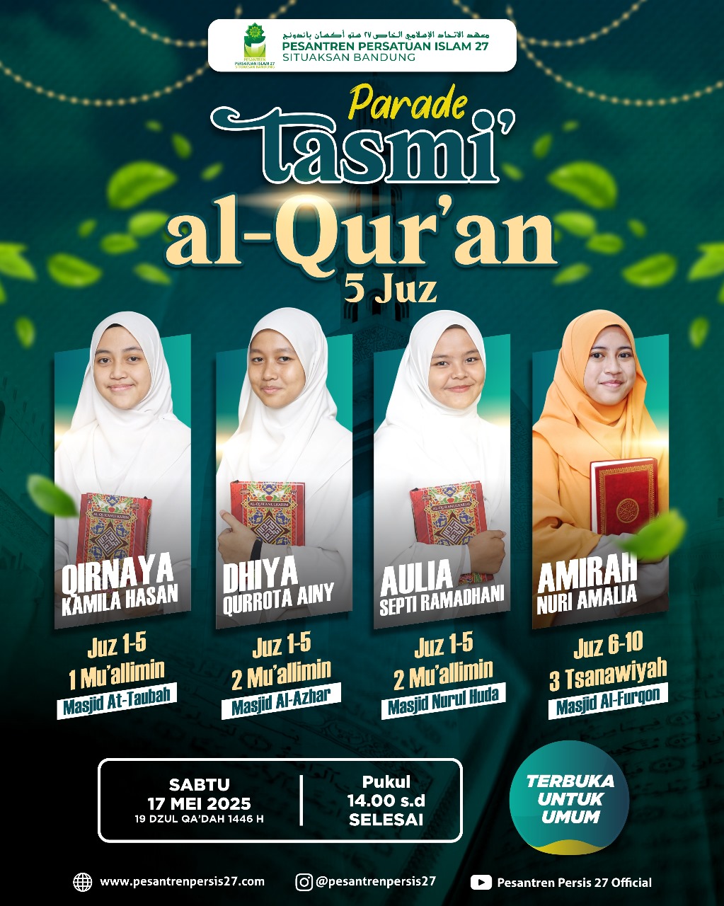 tasmi alquran 5 juz 16:052025